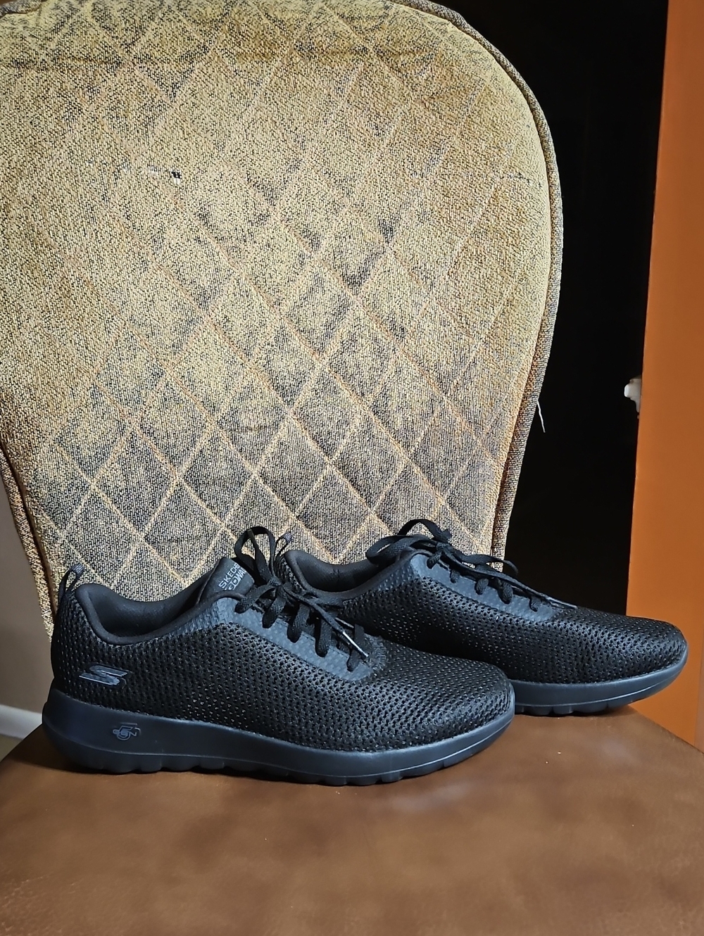 Skechers Go Walk Joy Paradise Lace Up Sneakers Walking Running Shoes Black